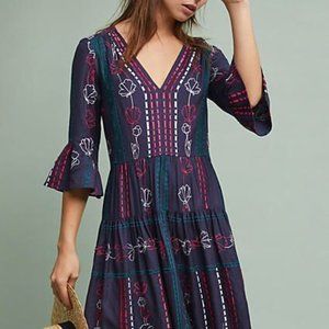 Anthropologie Akemi +Kin size 16 Navy Dress
